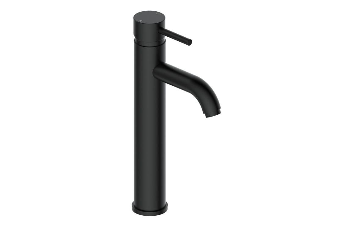 Fulton Tall Basin Mixer - Matt Black