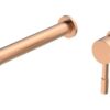 Fulton 220mm Wall Mounted Basin Mixer - Brushed Bronze