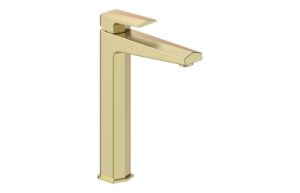 Grenville Tall Basin Mixer - Brushed Brass