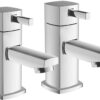 Twinwoods Basin Taps - Chrome