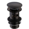 Slotted Mushroom Basin Waste (1 1/4") - Matt Black