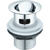 Slotted Flip Plug Basin Waste - Chrome