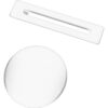 Floor Standing Bath Overflow & Waste Cover - White