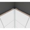 Fibo Aluminium 2-Part Internal Corner Profile 2.4m