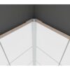 Fibo Black 2-Part Internal Corner Profile 2.4m