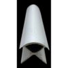 Fibo Polished Chrome Rounded External Profile 2.4m