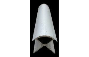 Fibo Polished Chrome Rounded External Profile 2.4m