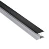 Fibo White PVC H-Shaped 2-Part Stacking Profile 2.4m