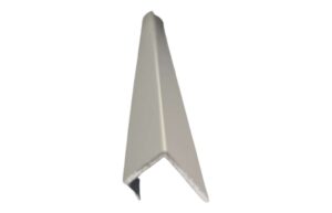 Fibo Polished Chrome J-Shaped End Cap Profile 2.4m