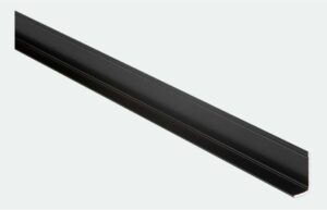 Fibo White PVC Large L-Shaped Profile 2.4m