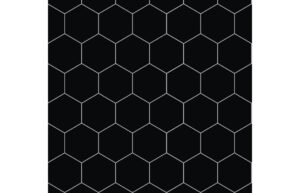 Fibo Urban - White Silk (Hexagonal) - Pk/2