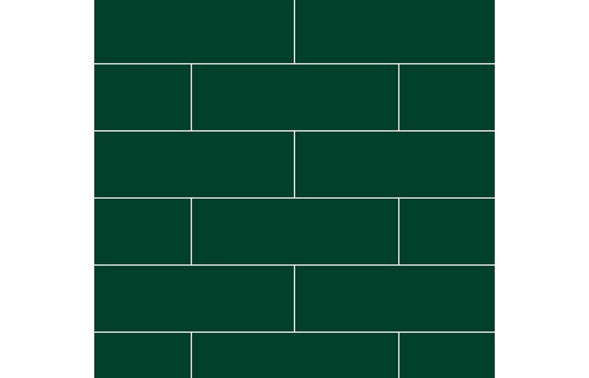Fibo Urban - Bottle Green (Stacked Subway) - Pk/2