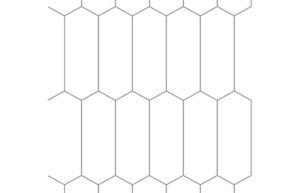 Fibo Urban - Medium Grey (Hexagonal) - Pk/2