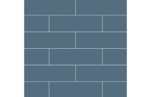 Fibo Urban - Dusty Blue (Chevron) - Pk/2