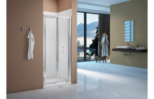 Merlyn Vivid Boost 900mm Bi-fold Door - Chrome