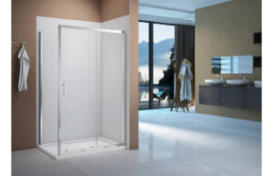 Merlyn Vivid Boost 900mm Side Panel - Chrome