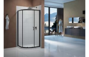 Merlyn Vivid Boost 800mm 1 Door Quadrant - Matt Black