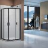 Merlyn Vivid Boost 800mm 2 Door Quadrant - Matt Black