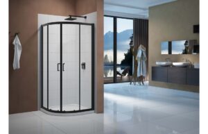 Merlyn Vivid Boost 900mm 2 Door Quadrant - Matt Black