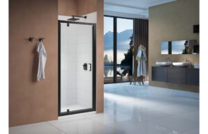 Merlyn Vivid Boost 800mm Pivot Door - Matt Black