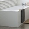 1810x810mm One-Piece Bath Panel - White Gloss