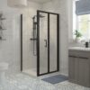 Aqua Silver 700mm Side Panel - Matt Black