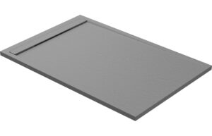 30mm Slate 1700x800mm Rectangular Tray & Waste - Grey