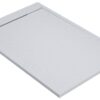 30mm Slate 1700x800mm Rectangular Tray & Waste - White
