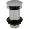 Unslotted Mushroom Basin Waste (1 1/4") - Chrome