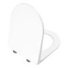 VitrA Universal Round Slim Soft Close Toilet Seat - White