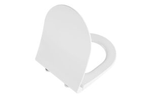 VitrA Universal Square Super Slim Soft Close Toilet Seat (Quick Release) - White
