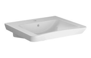 VitrA Geo 600x425mm 1TH Basin w/Overflow - White