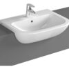 VitrA Zentrum 445x360mm 1TH Basin w/Overflow - White