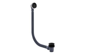 VitrA Round Bath Waste - Matt Black