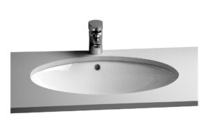 VitrA S20 550x445mm 1TH Semi Recessed Basin - White