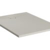 VitrA Leaf 1000mm x 800mm Rectangular Tray - Matt Taupe