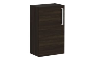 VitrA Root Flat 40cm 1 Door Slim Lower/Base Unit (LH Hinge) - Walnut