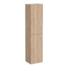VitrA Root Flat 40cm 2 Door Tall Unit (LH Hinge) - Natural Oak