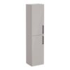 VitrA Root Flat 40cm 2 Door Tall Unit (LH Hinge) - Bright Sahara Beige