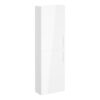 VitrA Root Flat 55cm 2 Door Slim Tall Unit (LH Hinge) - High Gloss White