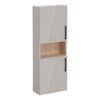 VitrA Root Flat 55cm 2 Door Semi-Tall Unit (LH Hinge) - Bright Sahara Beige