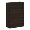 VitrA Root Flat 55cm 1 Door Slim Lower/Base Unit (LH Hinge) - Walnut