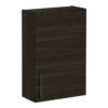 VitrA Root Flat 60cm 1 Door Upper/Wall Unit (RH Hinge) - Walnut