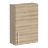 VitrA Root Flat 60cm 1 Door Upper/Wall Unit (RH Hinge) - Natural Oak