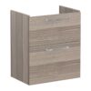 VitrA Root Flat 60cm 2 Drawer Slim Washbasin Unit - Cordoba