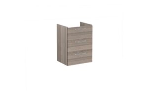 VitrA Root Flat 60cm 3 Drawer Washbasin Unit - Cordoba