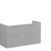 VitrA Root Flat 120cm 4 Drawer Washbasin Unit - Matt Rock Grey