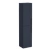 VitrA Root Flat 40cm 2 Door Tall Unit (LH Hinge) - Matt Dark Blue