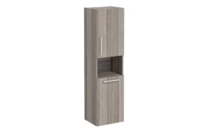 VitrA Root Flat 40cm 2 Door Semi-Tall Unit w/Laundry Basket (RH Hinge) - Cordoba