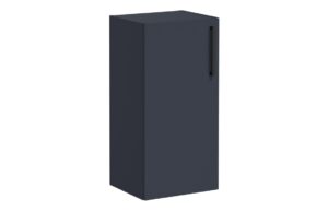 VitrA Root Flat 40cm 1 Door Lower/Base Unit (LH Hinge) - Matt Dark Blue